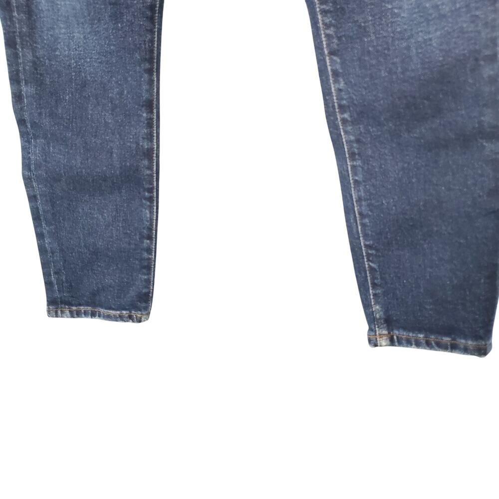 AGOLDE Sophie Mid Rise Skinny Dark Wash Blue Jeans Cabana Wash Size 26 Women's - Picture 6 of 16
